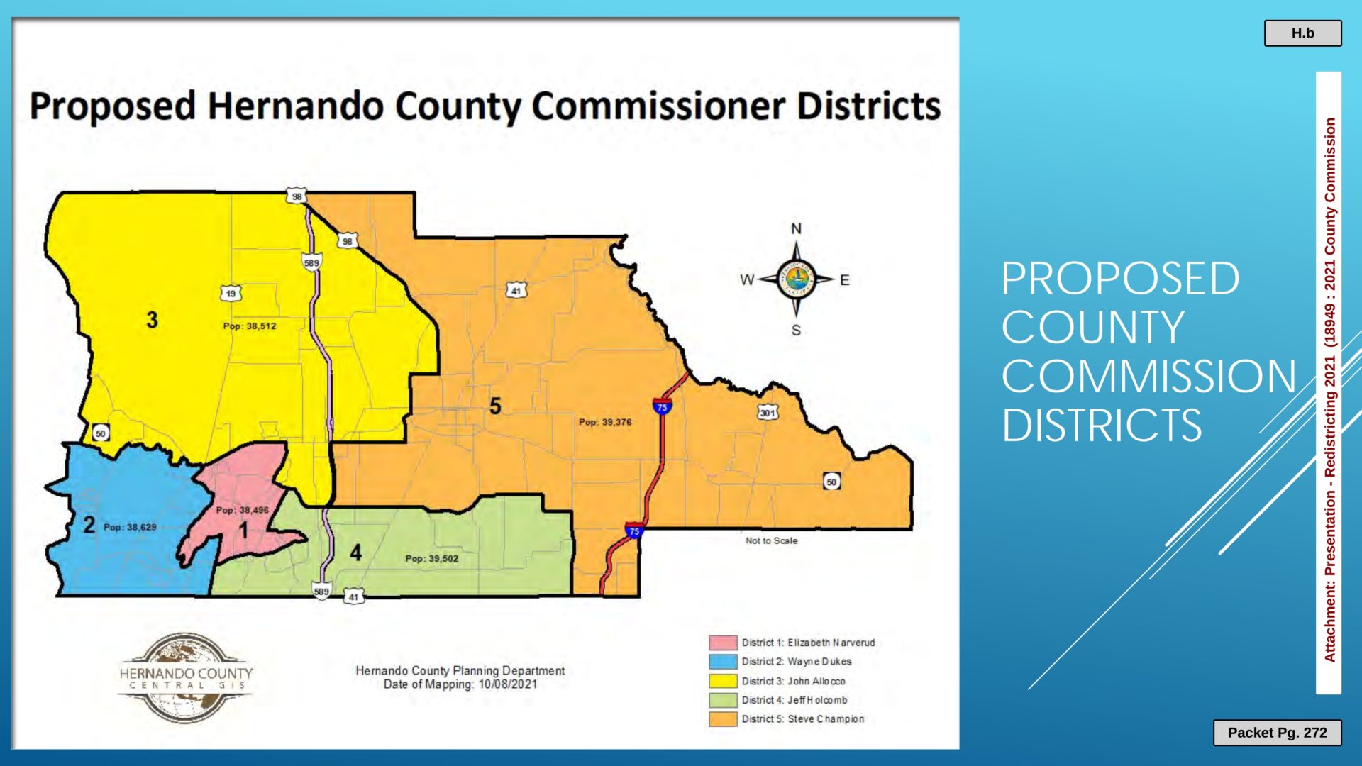 Proposed Redistricting Of County Commission District Boundaries ...