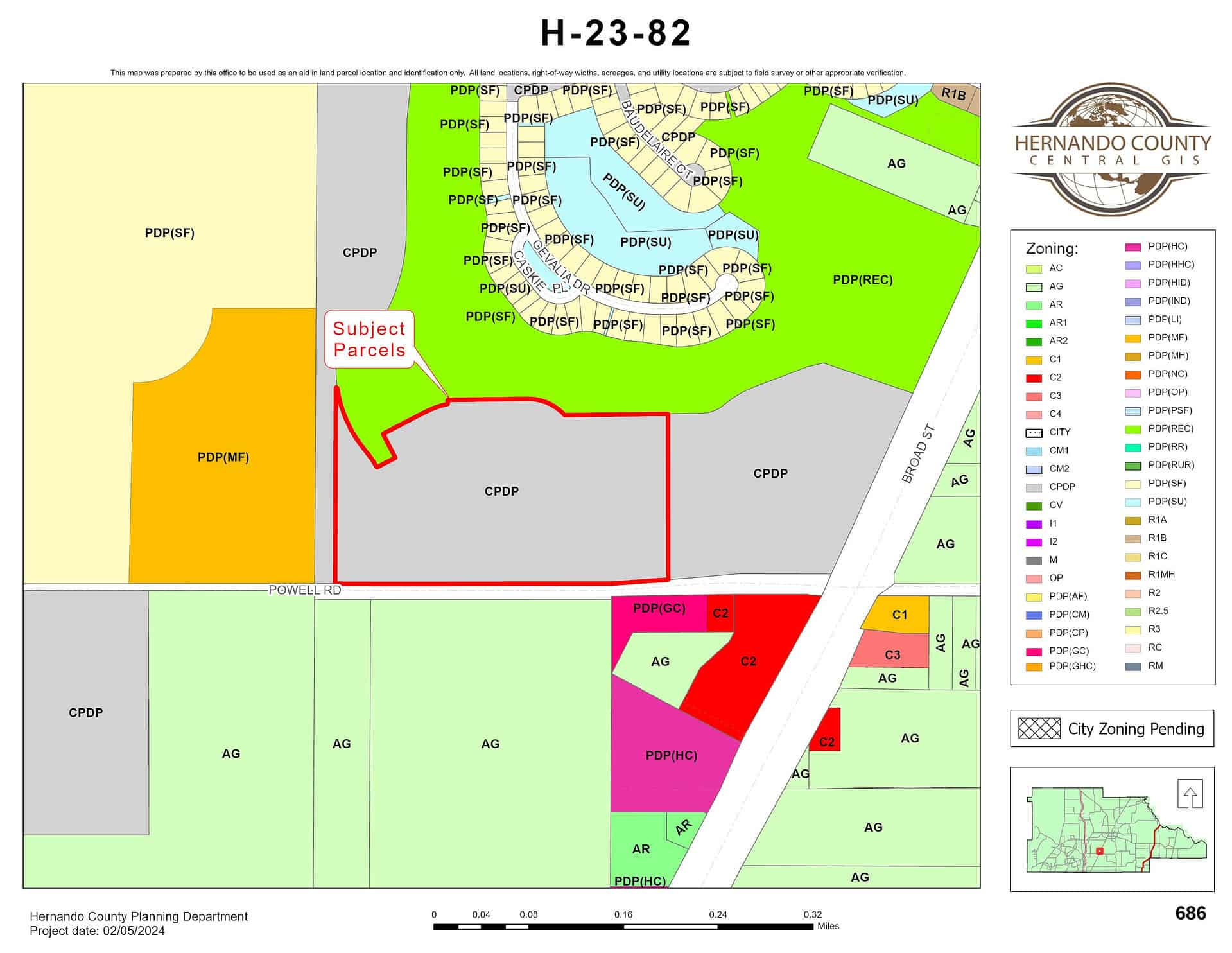 Property Bordering Hernando Oaks Rezoned for 175 Townhome Units ...