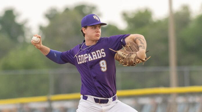 Hernando High School’s, 9, Carter Caraynoff got the start against Nature Coast Tech in Thursday evenings 4A District 6 title game played at NCT. Photo by [Joseph Dicristofalo]
