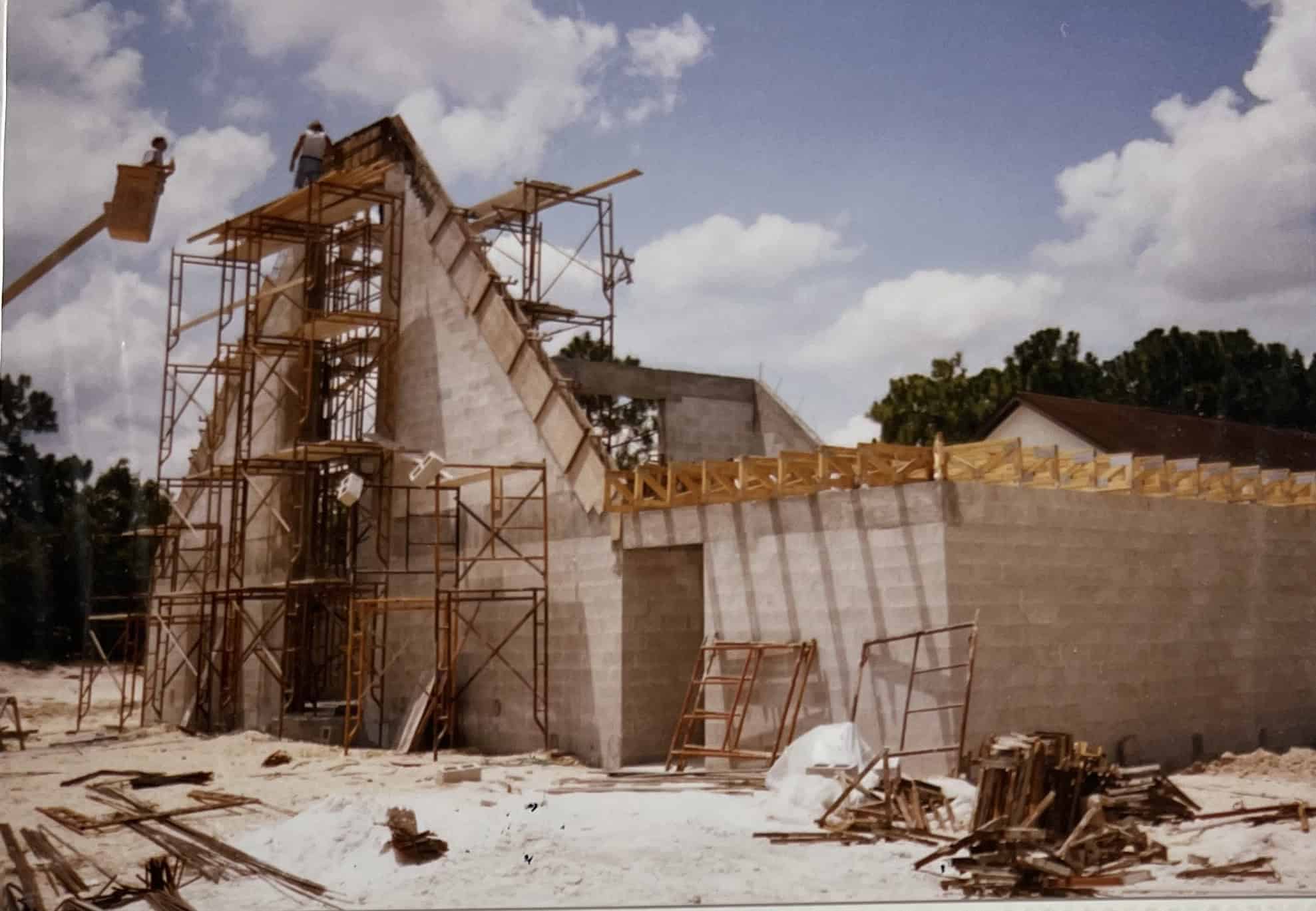 The building of the new sanctuary. [Photo courtesy of TBD]
