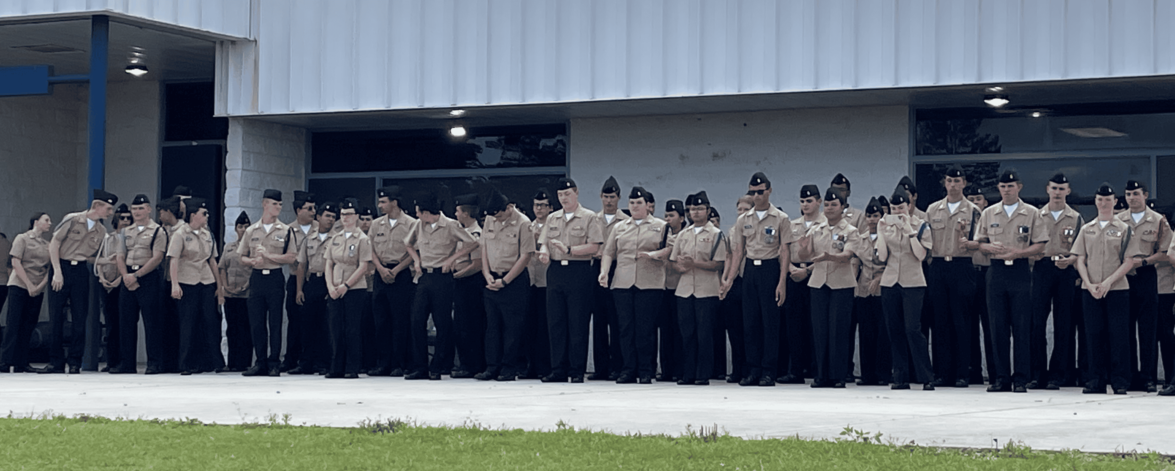 NJROTC Cadets [Photo by Sarah Nachin]