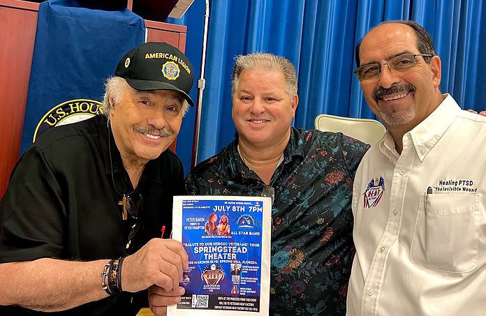 (L-R) Tony Orlando, Steve Vaccaro, Gus Guadagnino (taken at the Veterans Resource Fair on June 8) [Courtesy photo]