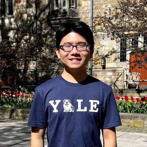 Allan An in a University Yale shirt. [Courtesy photo]