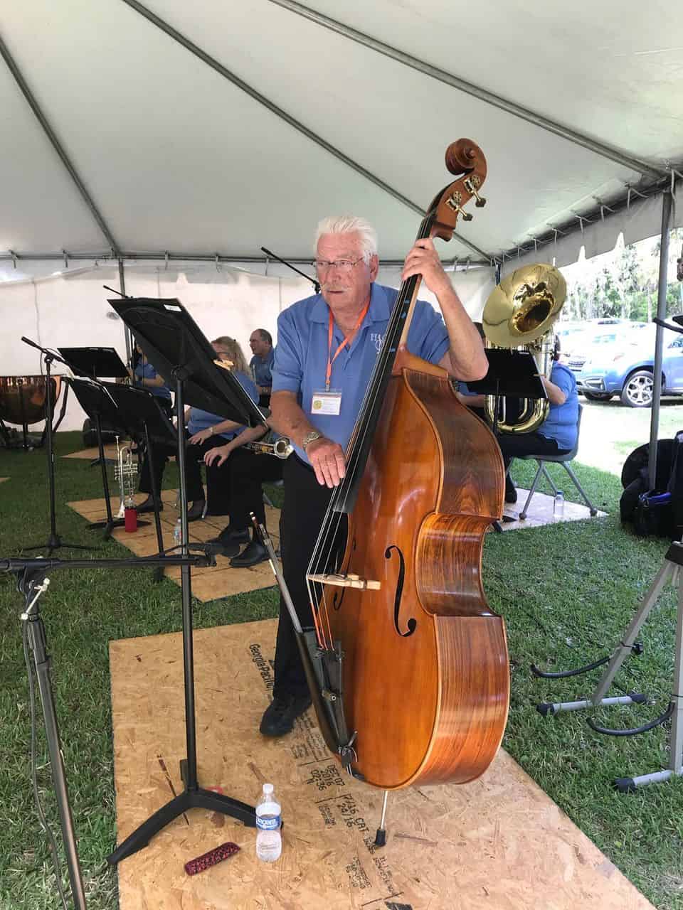 Bill playing for Hernando Symphony Orchestra at Art in the Park