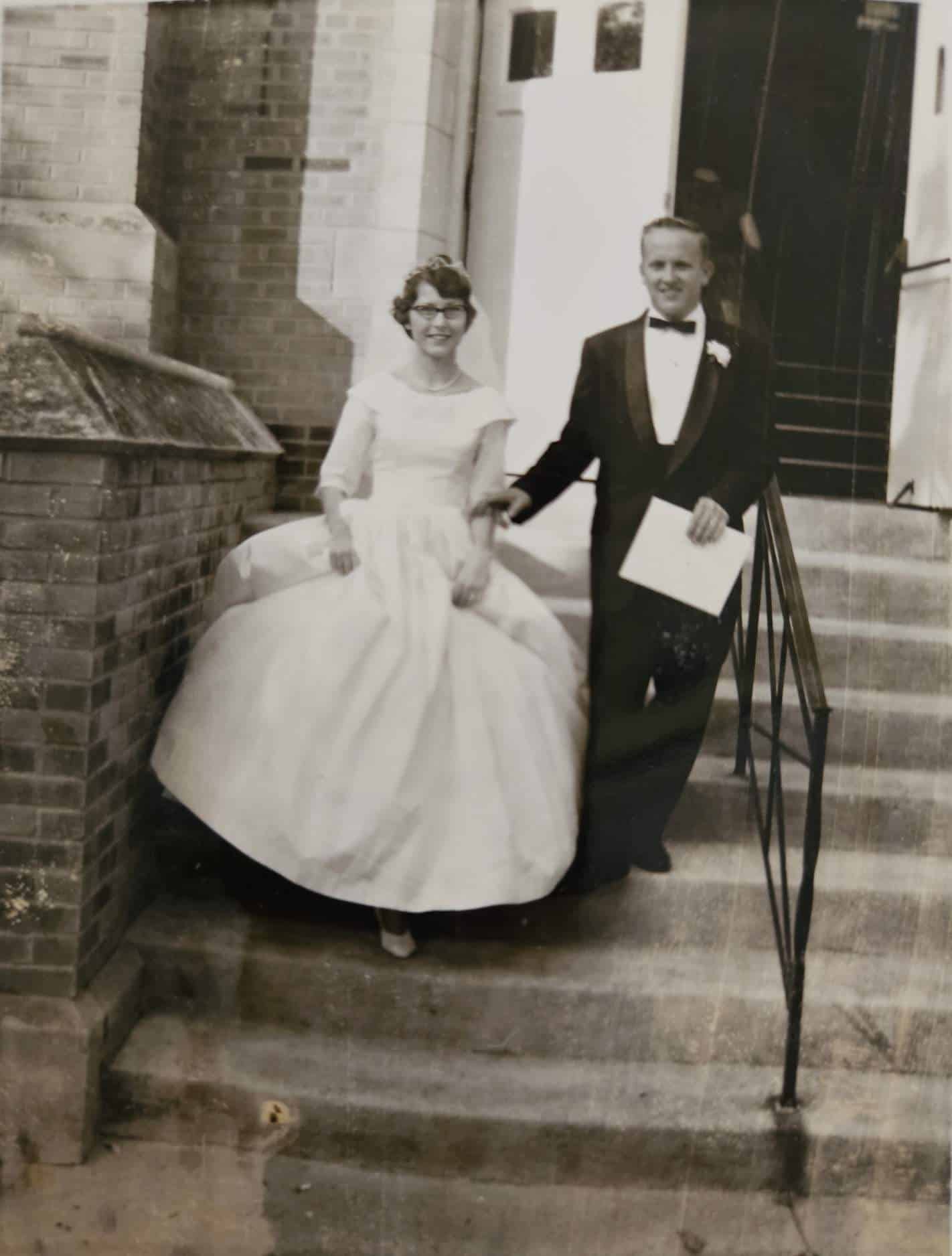 Linda White-Francis and James A. Francis on their wedding day. [Courtesy photo]