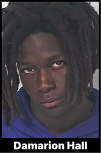 Damarion Hall booking photo [Credit: HCSO]