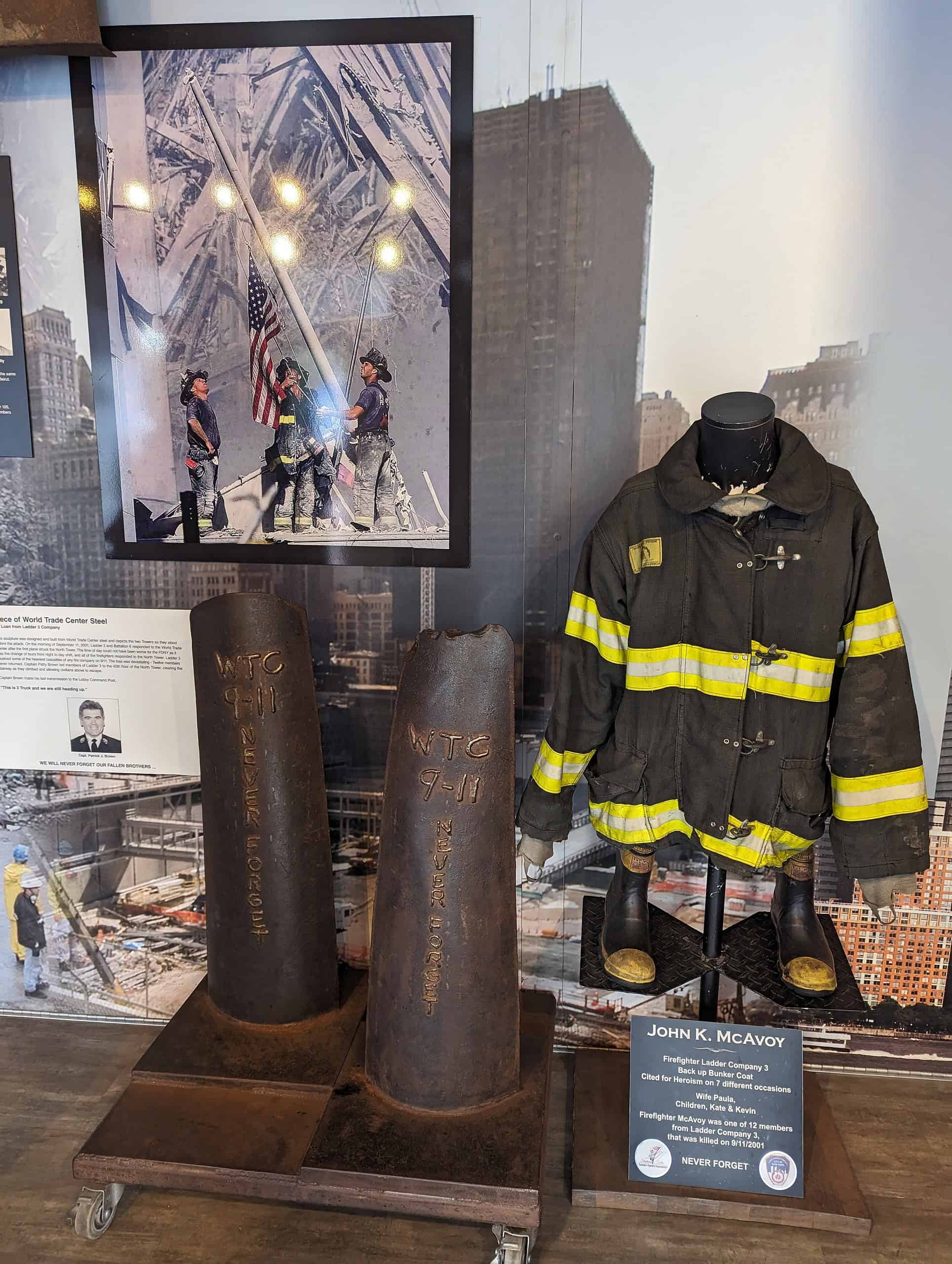 Tunnel to Towers 9/11 Exhibit on the T2T Bus when it came to Tom Varn Park last year. [Photo credit: Rocco Maglio]