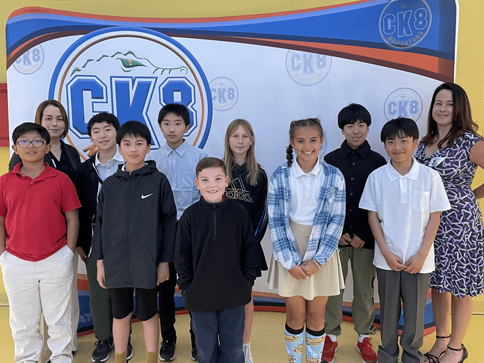 Far left - Cynthia Takahashi, Far right - Christina Ottersbach with the Japanese students and some of the American students [Courtesy photo]