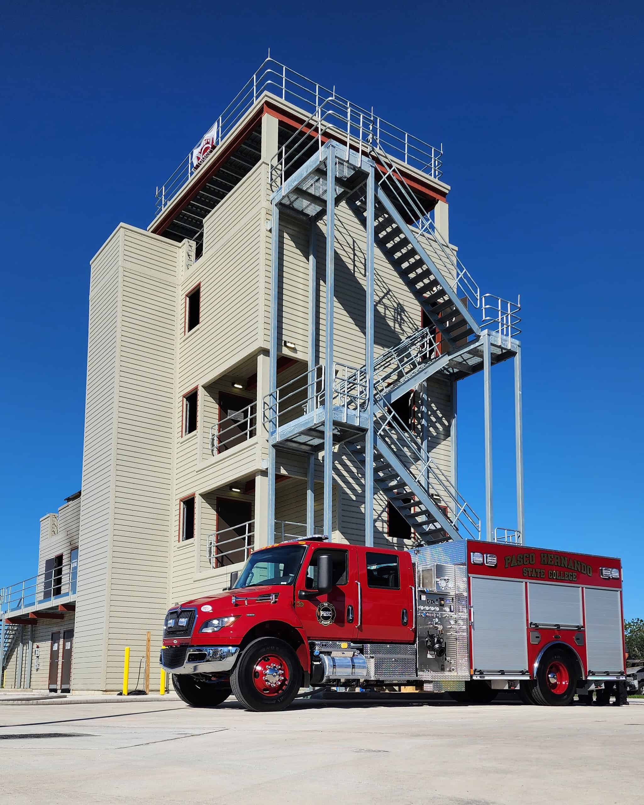 The New $4.9 million Fire Training Station.[Credit: Austyn Szempruch]