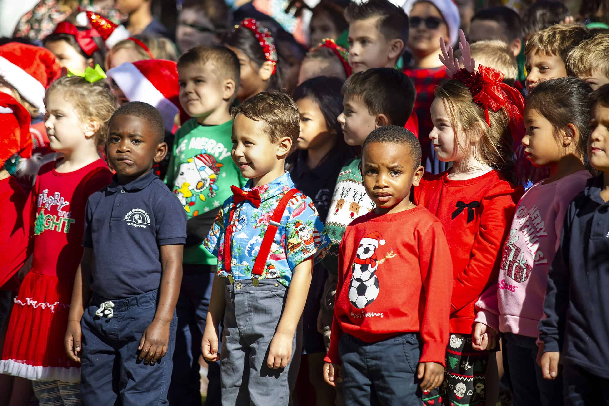 Wider Horizons Students caroling