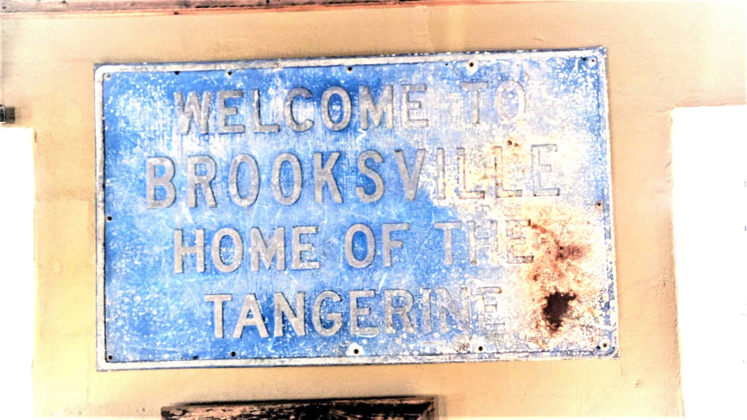 Sign on display at Florida Cracker Kitchen in Brooksville. 