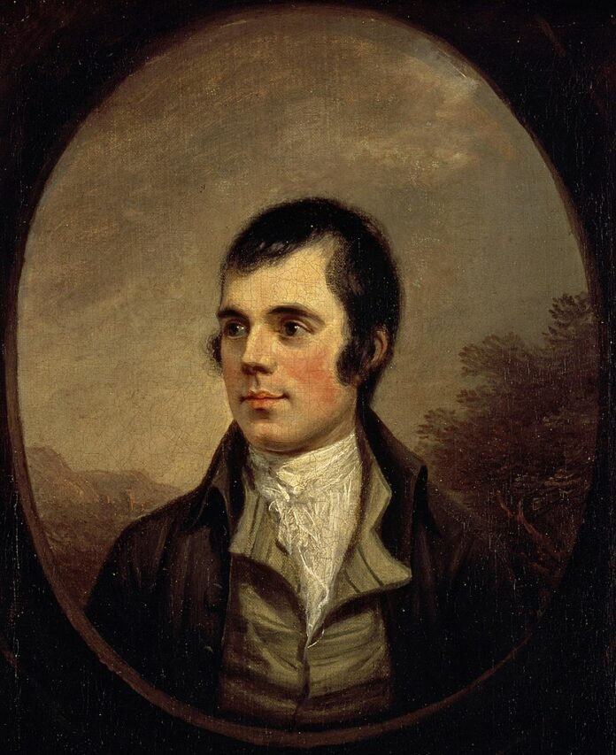 Portrait of Robert Burns by Alexander Nasmyth, 1787