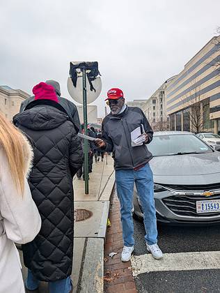 Washington, D.C., Jan. 20, 2025. [Credit: Hanna Fox Maglio]