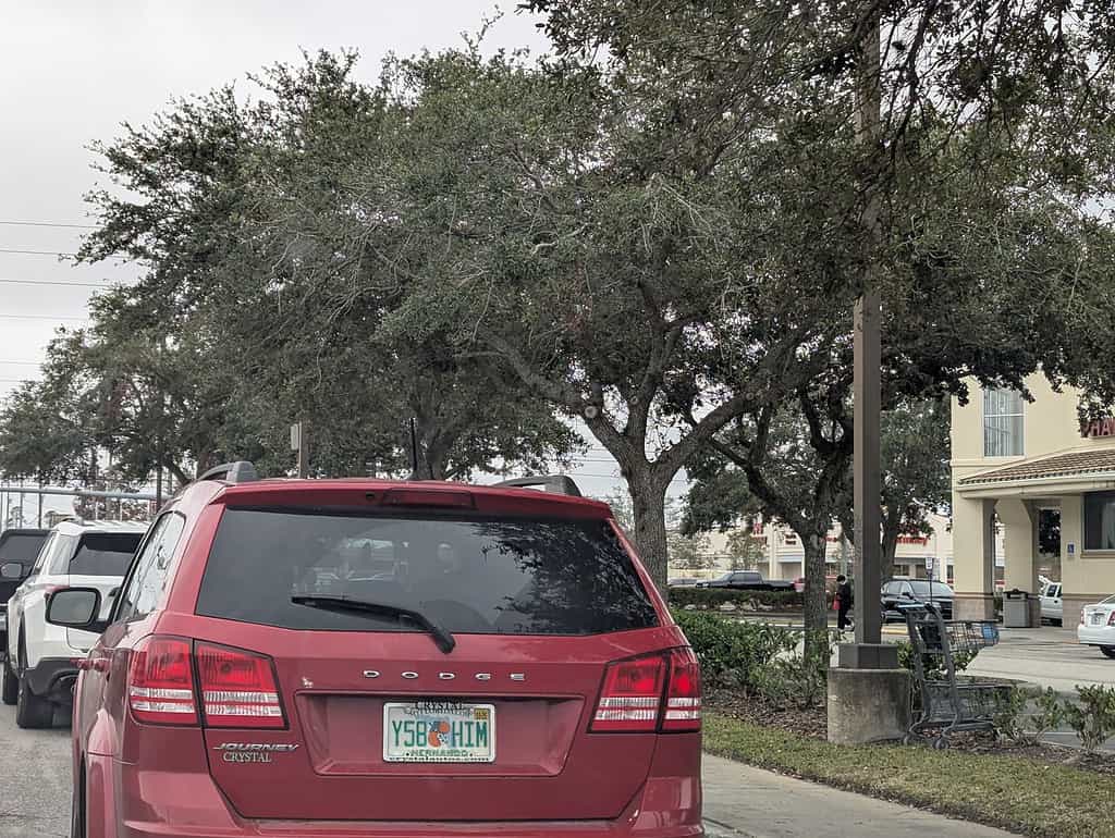 Waiting at the light on Mariner and Cortez, exiting the Coastal Way plaza [Credit: Rocco Maglio]