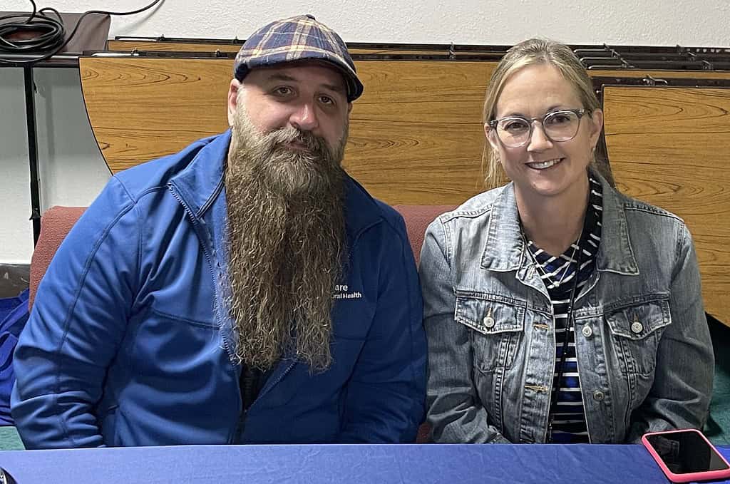 (L-R) Justin McBrien, Beth Reckner [Photo by Sarah Nachin]