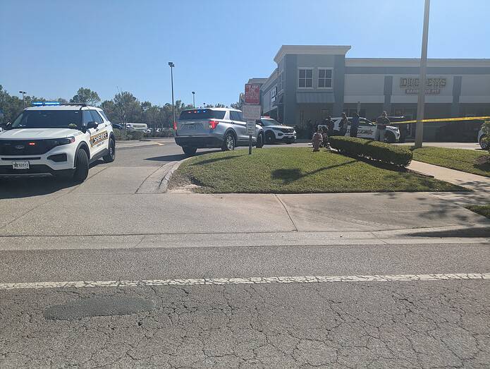 Shooting at Brooksville Square March 21, 2025. Photo Credit: Hernando Sun